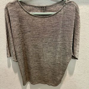 Heather Brown Dolman Sleeve Top